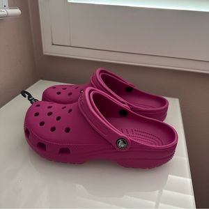 Magenta Crocs NWT
